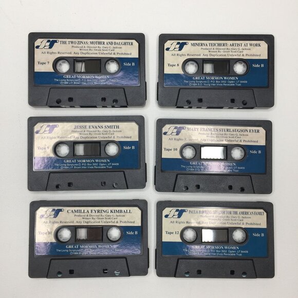 LDS Great Mormon Women Dramatized Audio Cassette Set 12 Tapes 1984 - Picture 6 of 7